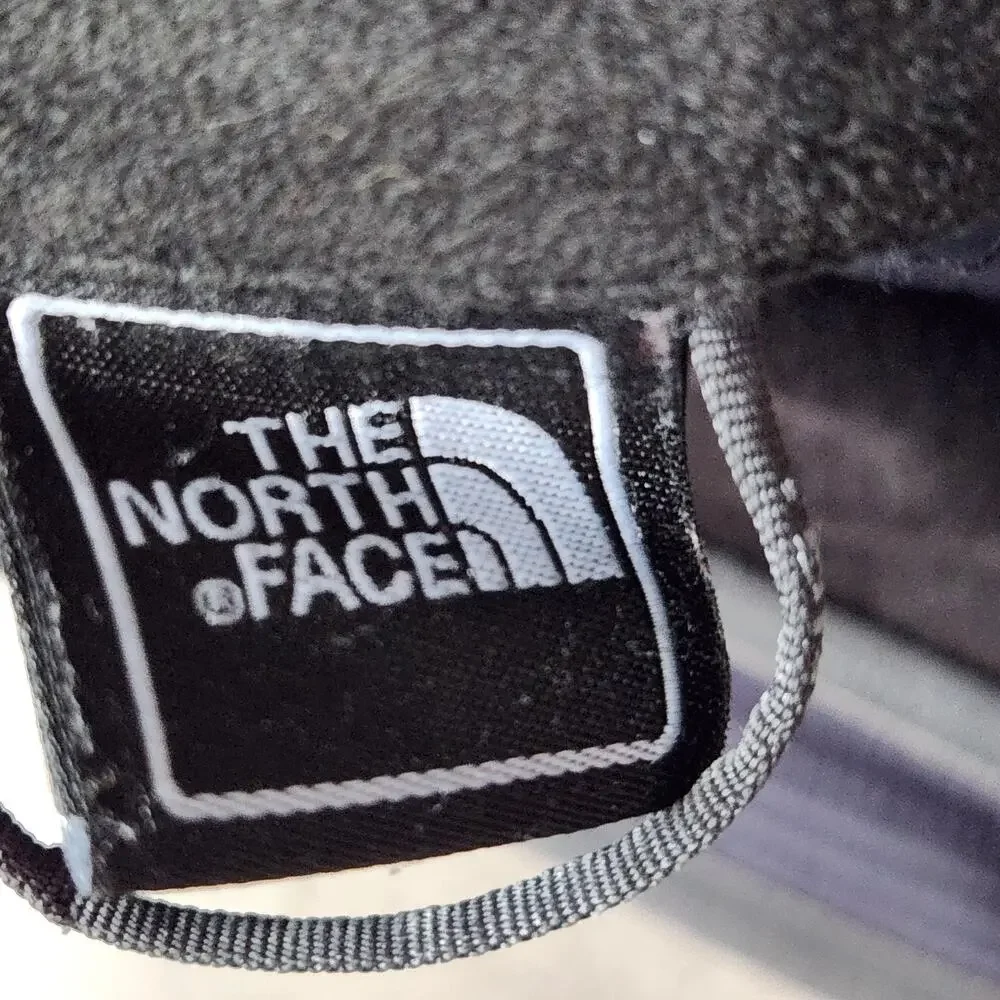 NORTH FACE Jacket Mens Large Black WindWall Full Zip Fleece Outdoors Hiking Warm